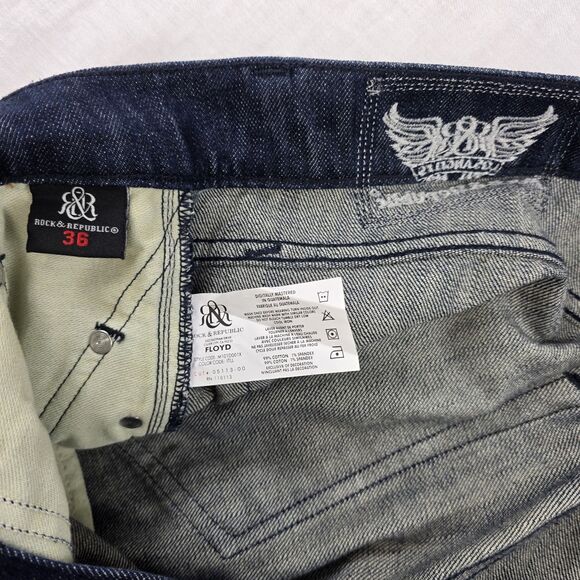 Rock &‎ Republic Men's ButtonFly Floyd Jeans Pre-2011 Originals! 36x34 ($264) - Picture 10 of 16